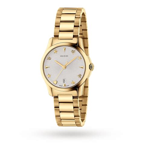 black and gold small gucci watch|Gucci gold watch ladies.